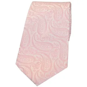 David Van Hagen Classic Paisley Silk Tie - Pink