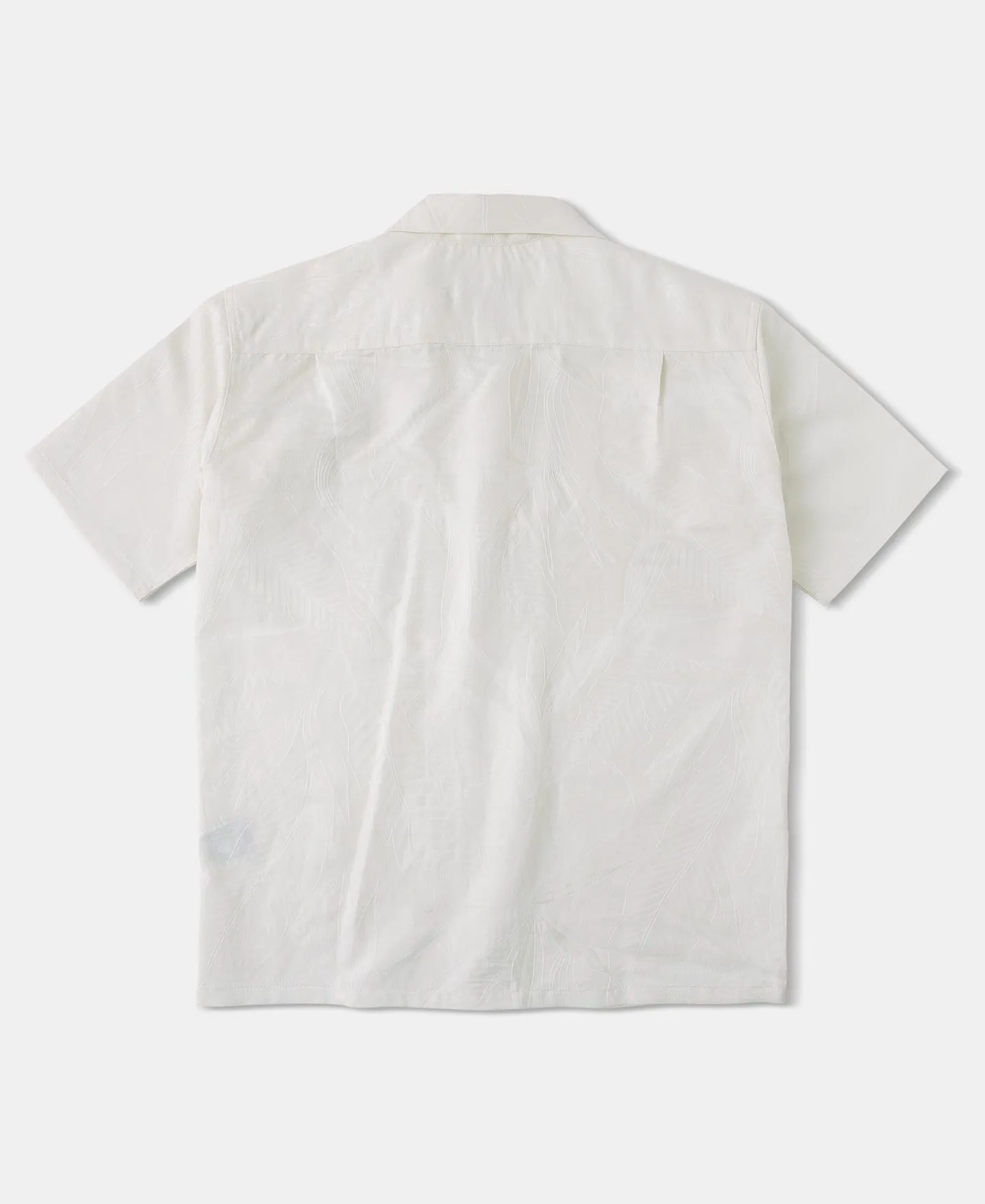 Tropical Plants Jacquard Aloha Shirt